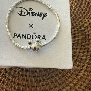 Pandora Disney 100th Anniversary Moments Snake Chain Bracelet
